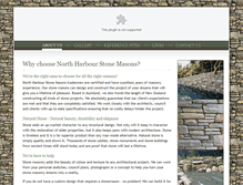 Tablet Screenshot of northharbourstonemasons.co.nz